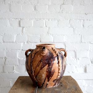 Unusual Walnut Oil Pot