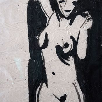 Abstract Nude on Paper - Johnnie Clarke