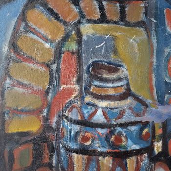 Abstract Blue Vase - Eric H Olsen