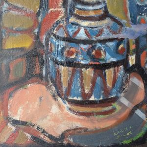 Abstract Blue Vase - Eric H Olsen