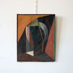 Abstract Cubist Composition - FM Robin