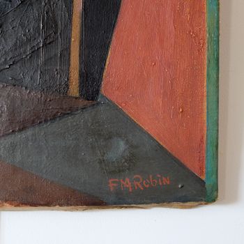 Abstract Cubist Composition - FM Robin