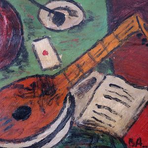 Abstract Still Life - Banjo