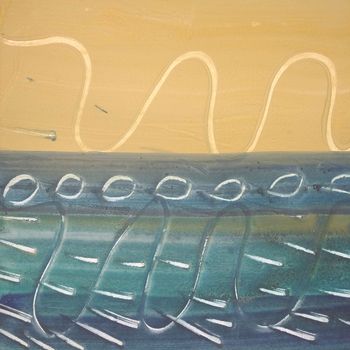 Abstract Swedish Seascape - Anne-Marie Nilsson