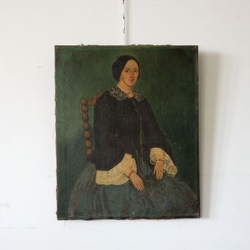 American Folk Art Portrait