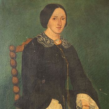 American Folk Art Portrait