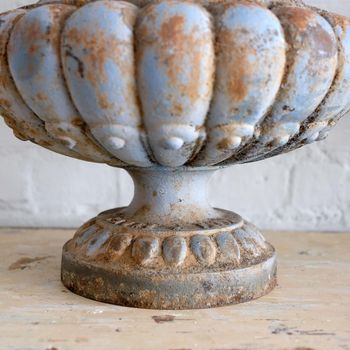 Pair of Antique Cast Iron Urns