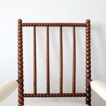 Antique English Bobbin Armchair