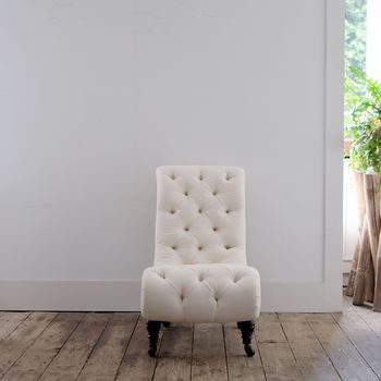 English Antique Slipper Chair