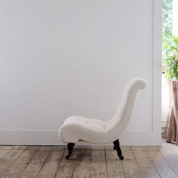 English Antique Slipper Chair