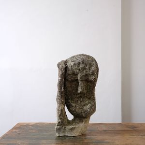 Carved Stone Bust