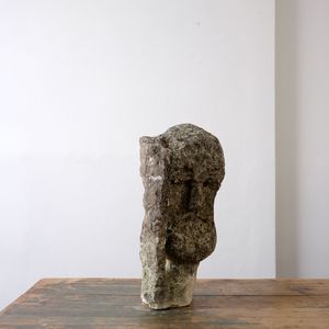 Carved Stone Bust