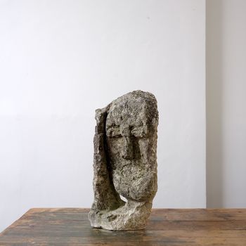 Carved Stone Bust