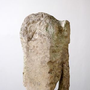 Carved Stone Bust