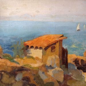 French Coastal Scene - J Richard