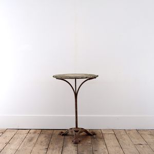 French Concrete Top Bistro Table