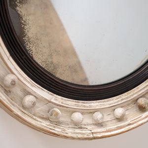 Antique English Convex Mirror