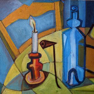 Abstract Cubist Still Life - Chantriaux