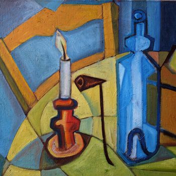 Abstract Cubist Still Life - Chantriaux