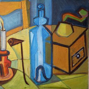 Abstract Cubist Still Life - Chantriaux