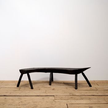 Curved Art Populaire Bench