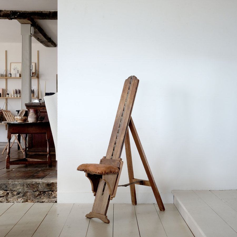 Unusual Easel Chair › Puckhaber Decorative Antiques › specialists in