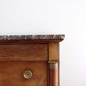 Empire Period Marble Top Commode