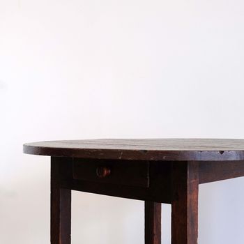 Antique English Country Side Table