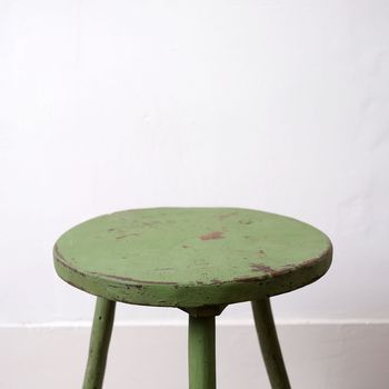 Vernacular Cricket Stool / Side Table