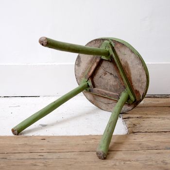Vernacular Cricket Stool / Side Table