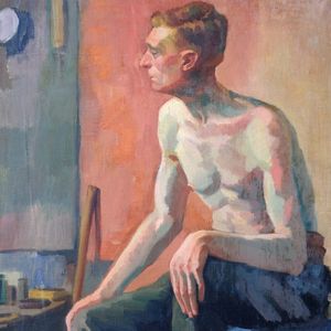 Half Nude Study