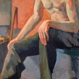 Half Nude Study