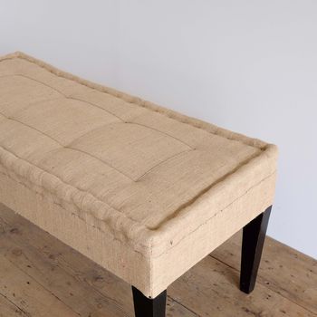 French Upholstered Bench