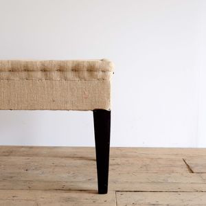 French Upholstered Bench