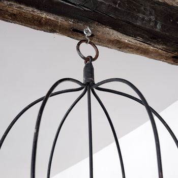 French Iron Candle Chandelier