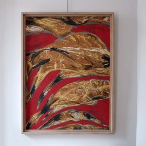 Large 1960s Abstract Composition - Johnnie Clarke