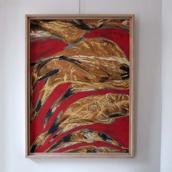 Large 1960s Abstract Composition - Johnnie Clarke