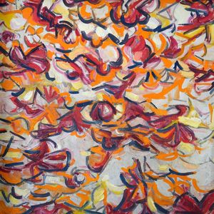 1960s Abstract Composition on Board - Johnnie Clarke