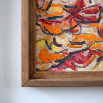 1960s Abstract Composition on Board - Johnnie Clarke