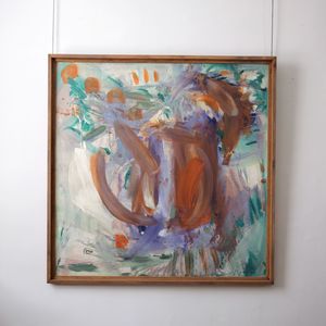 Large Scale 1960s Abstract Composition - Johnnie Clarke