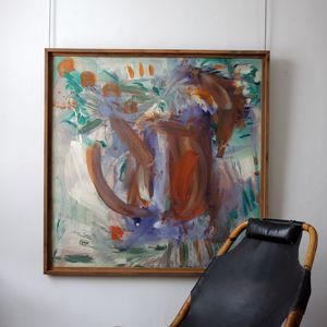 Large Scale 1960s Abstract Composition - Johnnie Clarke