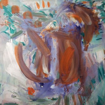 Large Scale 1960s Abstract Composition - Johnnie Clarke