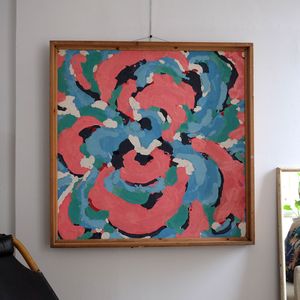 Large Framed 1960s Abstract Composition - Johnnie Clarke