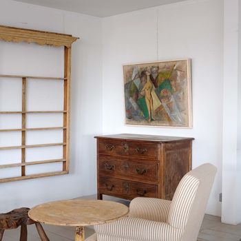 Large Italian Abstract Figurative Composition