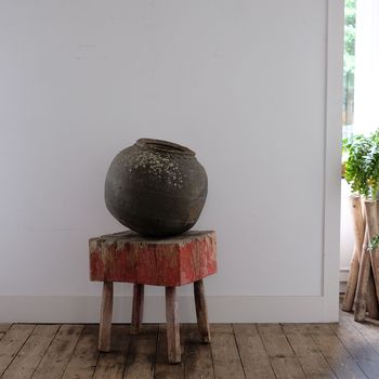 Large Antique French Salting Pot