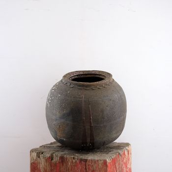 Large Antique French Salting Pot