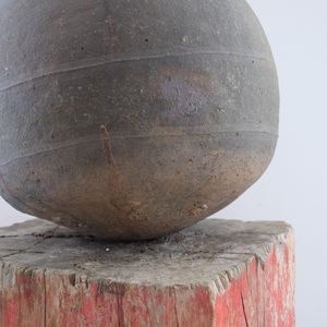 Large Antique French Salting Pot