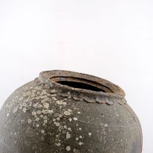 Large Antique French Salting Pot