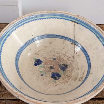 Large Antique Tian Bowl