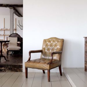 Leather Gainsborough Armchair